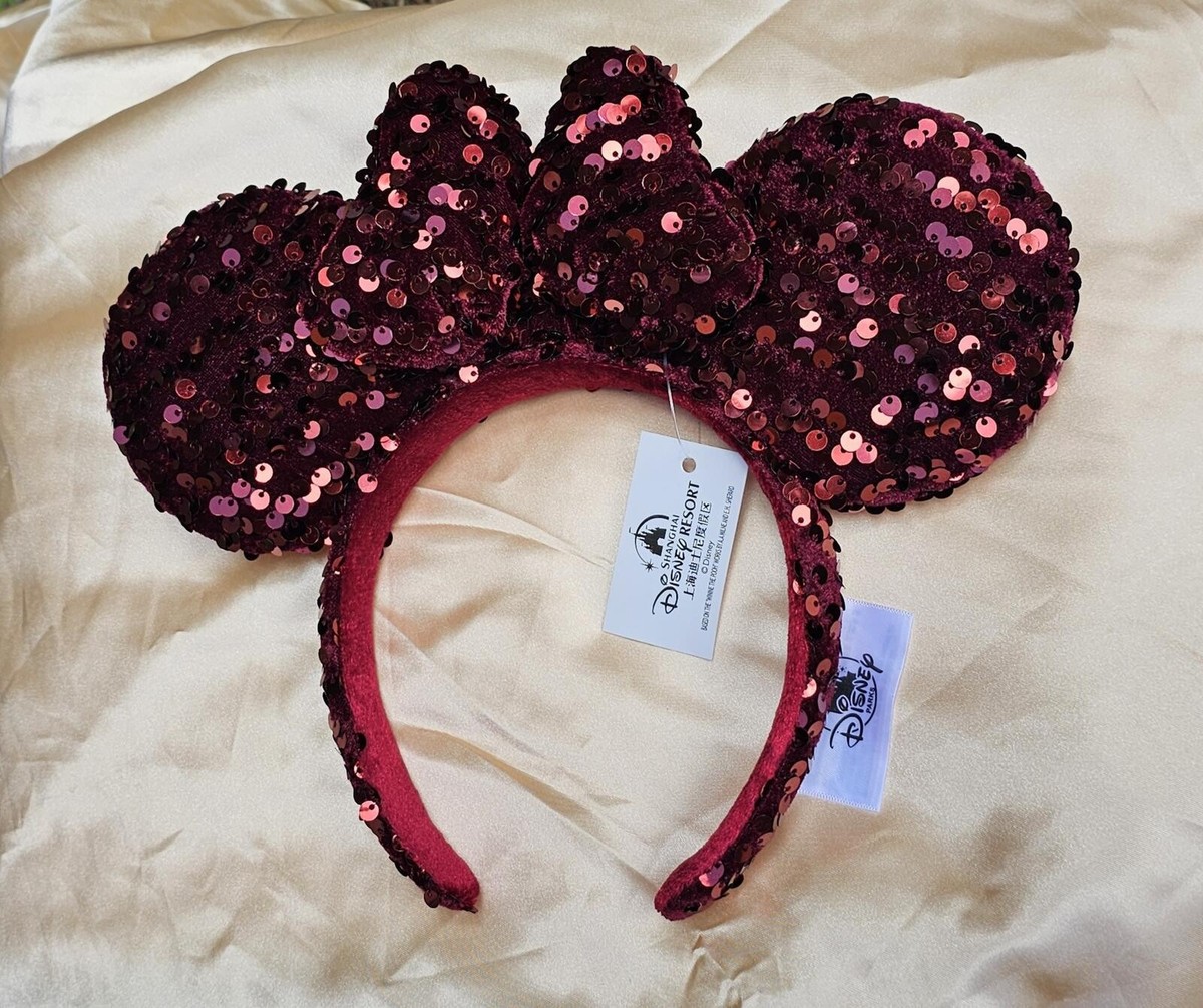 DISNEY PARKS MINNIE RED SEQUIN EARS HEADBAND NWT New Red Sequin Ears now available at Disneyland. These are  main image 3