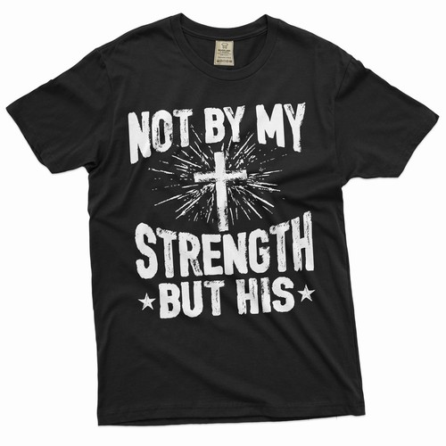 Jesus T-Shirt Not My Strength But His Christian Gifts Jesus God Christ Shirts - 第 1/8 張圖片