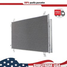 4277 AC Condenser w/ Bracket & Drier for Acura MDX Honda Pilot Aluminum Core