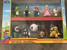 Nintendo Super Mario Friends  Foes, 2.5-Inch Mini Figures, 10-Pack New