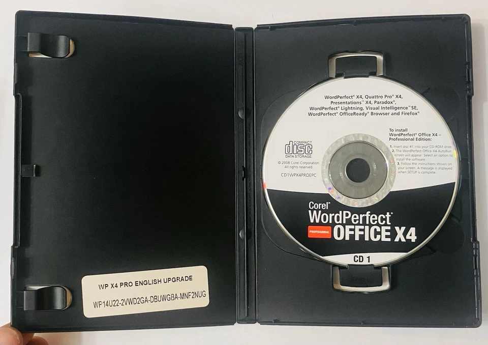 Corel WordPerfect Office X4 Professional Upgrade (2008) 3-Disc Set | Windows PC - Image 3 of 4