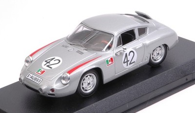 Best Model PORSCHE ABARTH N.42 6th TARGA FLORIO 1962 H.HERRMANN-H.LINGE 1:43