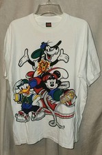 VTG Mickey Unlimited Goofy Donald Duck Hip Hop Men Jerry Leigh Disney Shirt OSFA