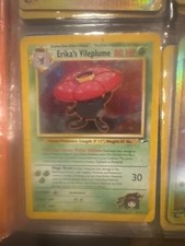 pokemon cards album binder Erika's Vileplume Gym Heroes Holo MP — ThePokeNest