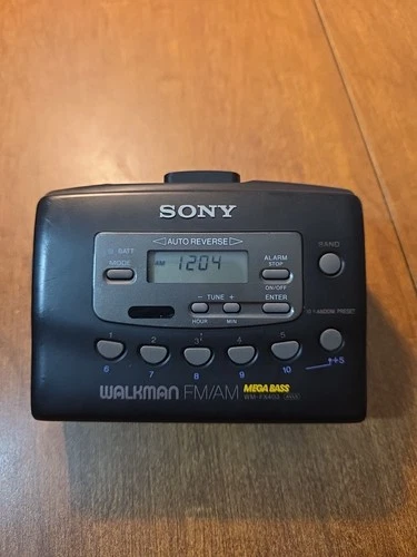 Sony Walkman WM-FX403 FM/AM Cassette Player FOR PARTS or REPAIR ONLY Not Working