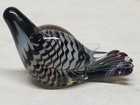 MURANO GLASS GLASS BIRD FIGURINE PAPERWEIGHT PLUM WHITE BLUE.. — photo 4
