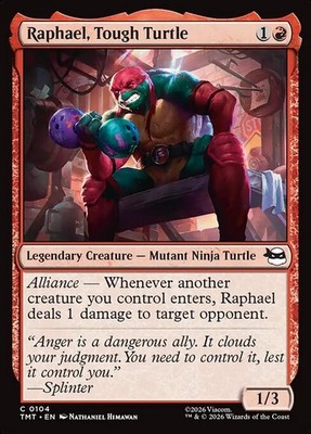 MTG Raphael, Tough Turtle [TMT] #104