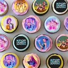 KPop K Pop Demon Hunters Pre-cut Mini Edible Icing Cupcake or Cookie Toppers