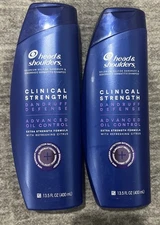 Head & Shoulders Clinical Strength Oil Control SHAMPOO 13.5 Fl Oz - READ De