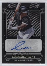 2021 Panini Chronicles Obsidian Yermin Mercedes #O-YM Auto 1d4