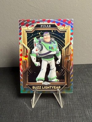 Buzz Lightyear Gold Turning Red Etch Refractor /99 - 2025 Topps Pixar Gold