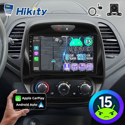 8-Core 6+128G CarPlay Android 15 Autoradio Für Renault Captur 2013-2019 GPS +KAM