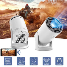 Smart WiFi6 Projector Wireless Sync to Smart Phone HD Home Theater Cinema Video