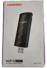 Comfast WiFi Adapter 802.11ax 1800Mbps WiFi 6 USB Wireless Adapter 2.4G/5.8G USB