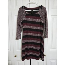 Unknown brand medium women's striped sweater dress