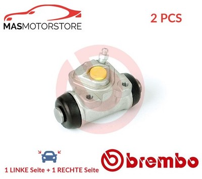 RADBREMSZYLINDER TROMMELBREMSE PAAR BREMBO A 12 303 2PCS P FÜR TOYOTA CARINA E
