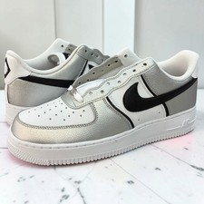 Nike Air Force 1 Low '07 LV8 Metallic Silver White Black IM5752-001 Men's Size
