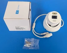 X-Series 4MP Fixed Lens IP Network Turret Camera CCTV IR MIC - READ DESCRIPTION!