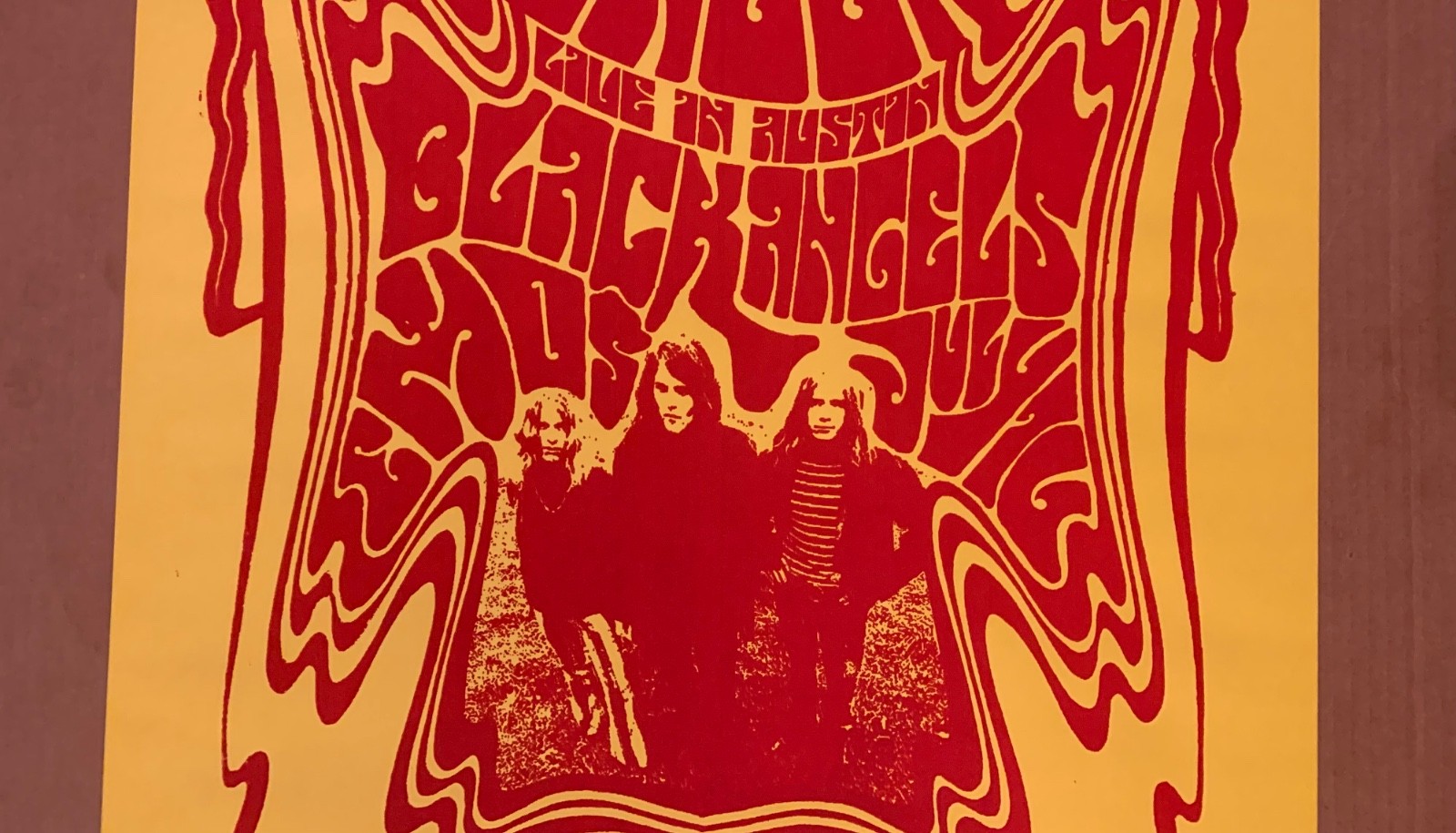 2006 The Black Angels Blue Cheer Concert Poster 7/16/06 Austin - Christian Bland