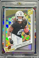 Ashton Jeanty RARE ROOKIE BLACK CHECKER INVESTMENT CARD PANINI RAIDERS MINT