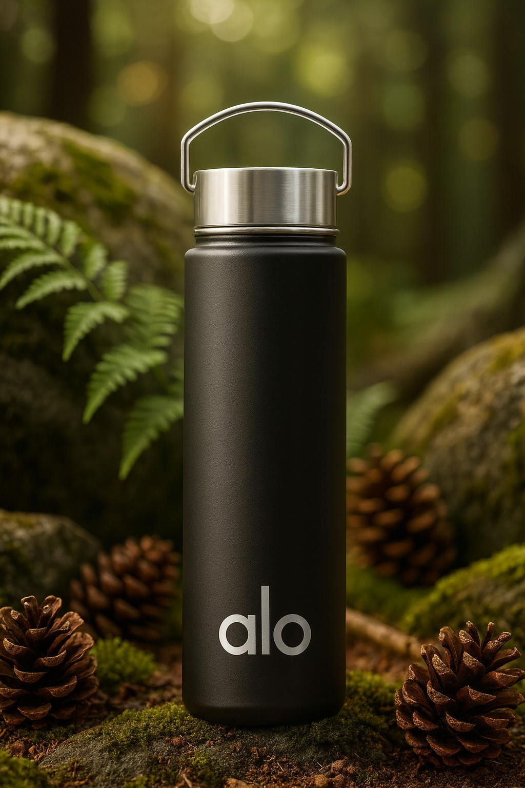 Set of 2 Stainless Steel Water Bottle. Color Black and White. Free Shipping