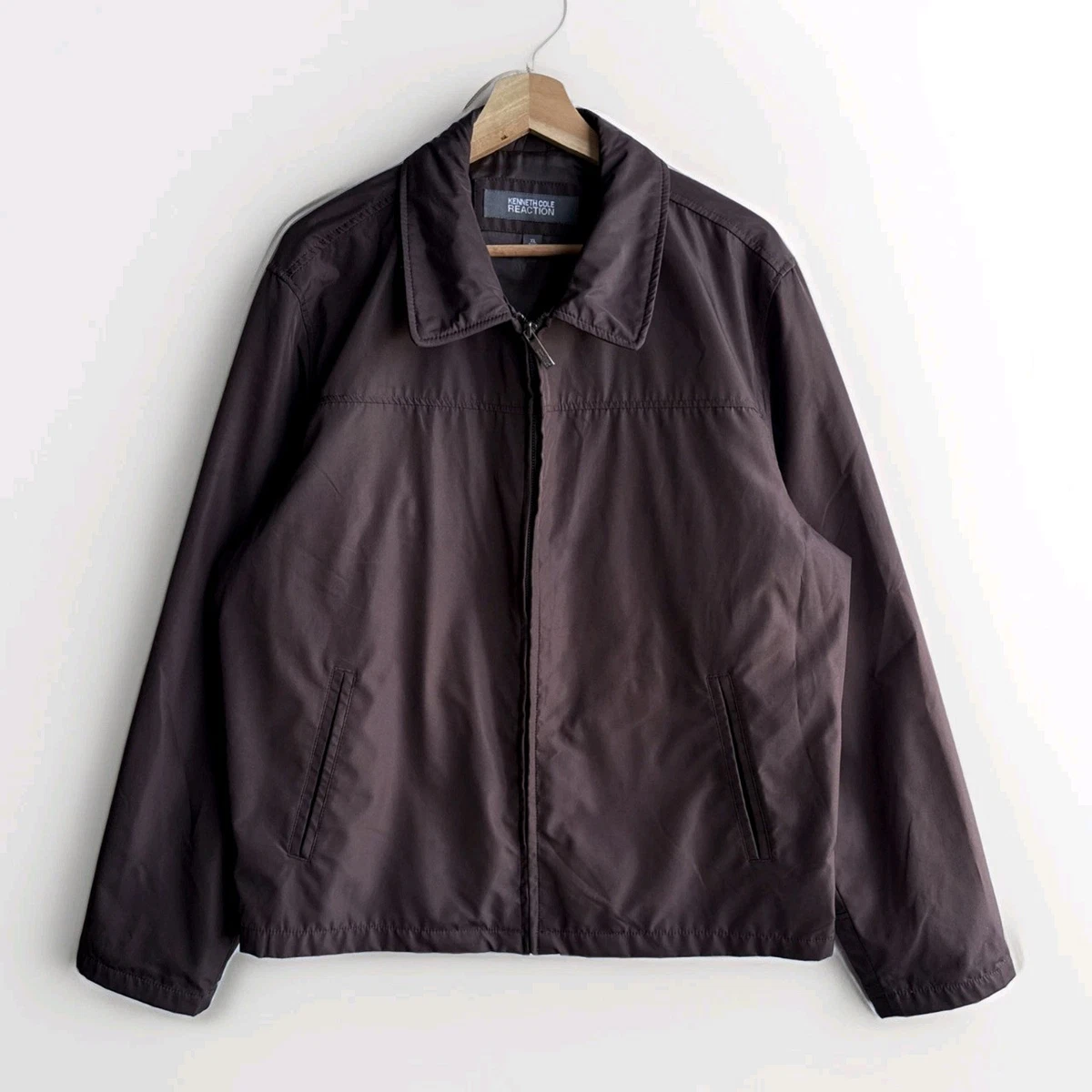 Manteau D'hiver Homme Kenneth Cole Reaction - Taille M - Marron Style Bomber - Occasion Très Bon état
