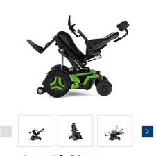 Permobil F3 Power Wheelchair w/ Joystick, Reclining, Footrests, 4-Wheel