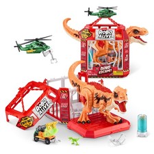 Robo Alive Dino Escape, Robotic Light Up, Vehicles Small to Medium, Series 1