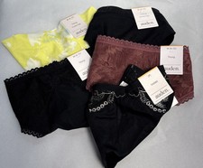 Women  s Lot Of 5 Auden Brand Thong Panties Size M NEW 