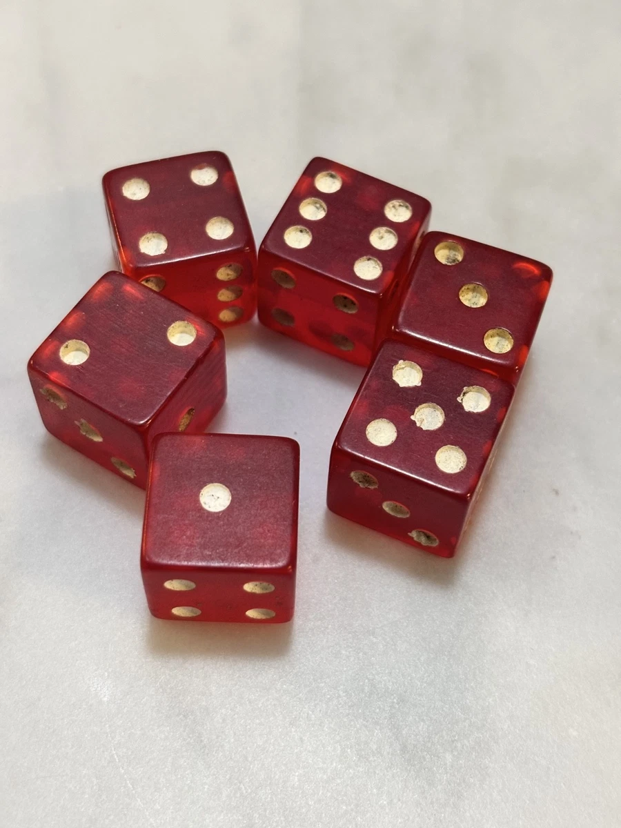 Grand dé à jouer blanc 22 mm de 1 à 6 pour jeu de société - accessoires