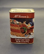 McSteven's Candy Cane Cocoa Tin Santa's Sleigh