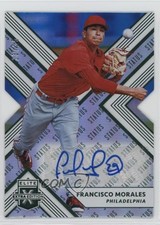 2018 Elite Extra Edition Status Emerald Die-Cut 13/25 Francisco Morales Auto s3g