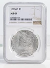 1885 O $1 Morgan Dollar NGC MS64