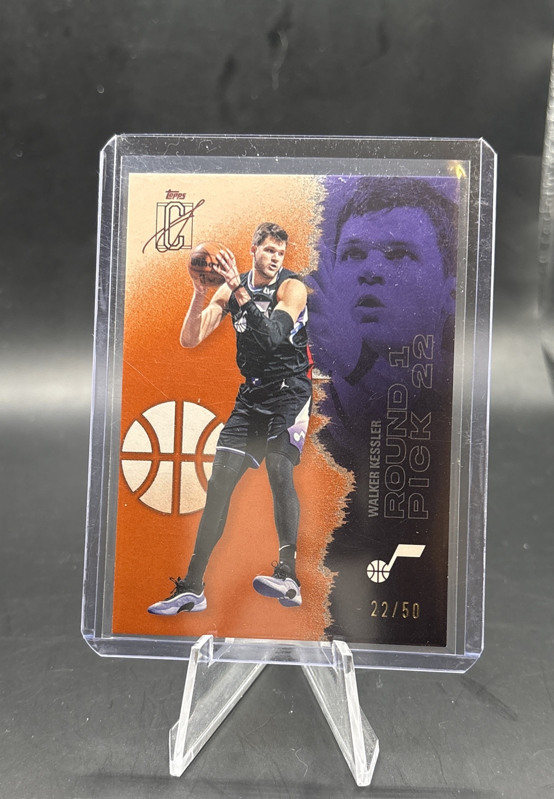 2025-26 Topps Signature Class - Walker Kessler #40 Blue & Orange