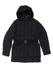 WOOLRICH Cappotto imbottito con cappuccio ragazzo 11-12 anni blu navy cotone BR16
