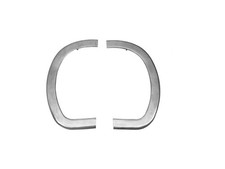 1960 Chevy Biscayne El Camino Taillight Outer Cove Molding Trim Pair 1960 Chevy Biscayne El Camino Taillight Outer Cove Molding Trim Pair