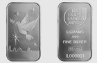 2/TWO NEW 5-Gram Holy Land Mint Silver Bars--BUY 2 & SAVE ON 10-GRAMS of SILVER