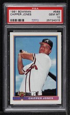 1991 Bowman Chipper Jones #569 PSA 10 GEM MT HOF h8b