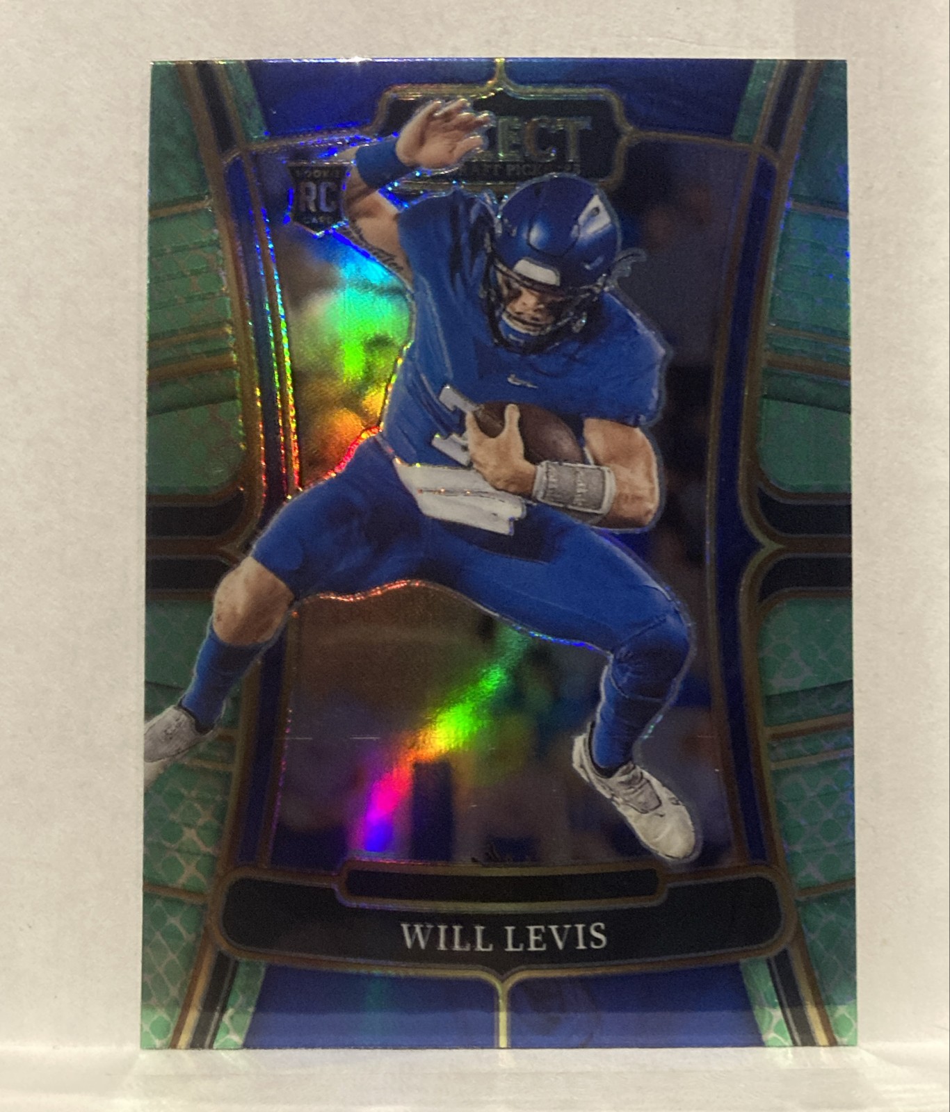 2023 Panini Select Draft Picks - Concourse Will Levis #3 Dragon Scale Prizm (RC)