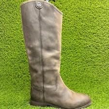 Frye Melissa Button 2 Womens Size 7 Brown Outdoor Tall Leather Riding Boots