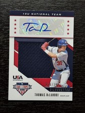 2019 Stars & Stripes Silhouettes Auto Thomas DiLandri Auto 006/199 USA #USA-CN