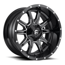 20 Fuel D627 Vandal 20x9 5x5.5 5x150 1mm Wheel Gloss Black Milled Truck Suv Rim