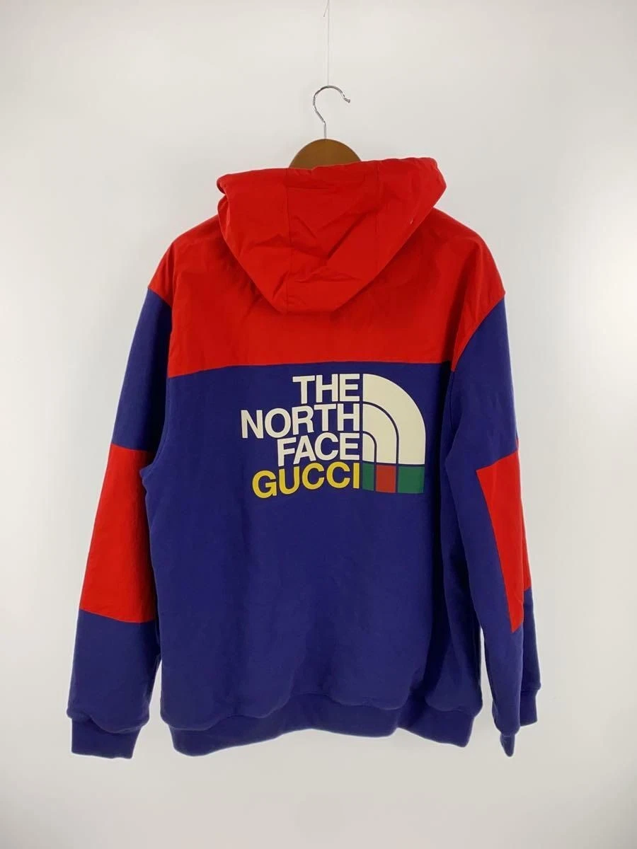 GUCCI Felpa con Cappuccio Zip XXL Cotone Navy 671462 Usata