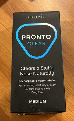 Pronto Clear Nasal Dilator for Stuffy Nose Essential Oil Vapor Inhaler