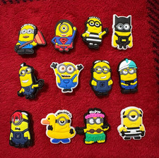 MINIONS - 12pc Shoe Charms decoration fits with crocs - FREE SHIPPING