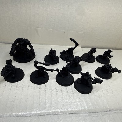 Ork Gretchin (10) assembled Warhammer 40k Orks Plus Runt herder SEE DESC (A)