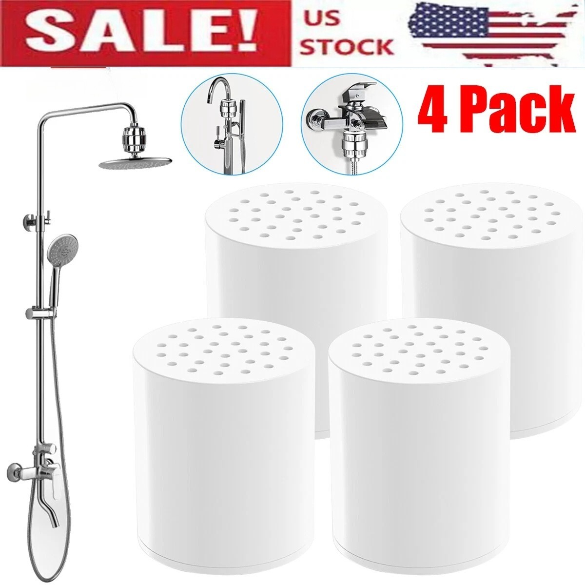 Replacement Cartridge Shower Filter For Hard Water