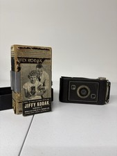 Kodak Jiffy Six-20 Series II 6x20 Black Vintage Folding Camera