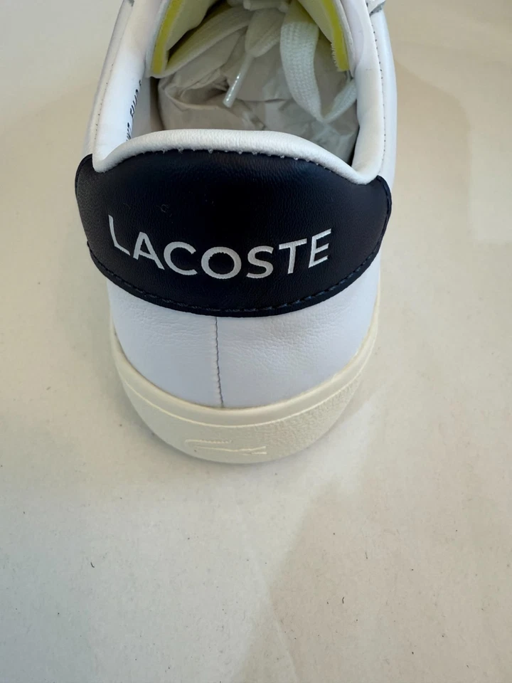 Lacoste Men's SNEAKERS BASESHOT PRO WHITE / NAVY - Image 4 of 4