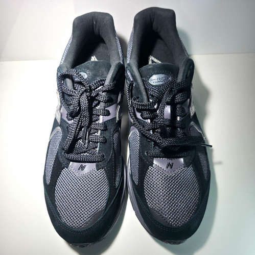 New Balance 2002R Black Magnet Lace-Up Low Top Suede Sneaker M2002RBL